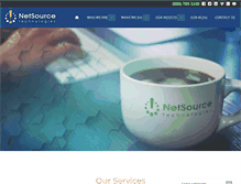 Tablet Screenshot of netsourceinc.com